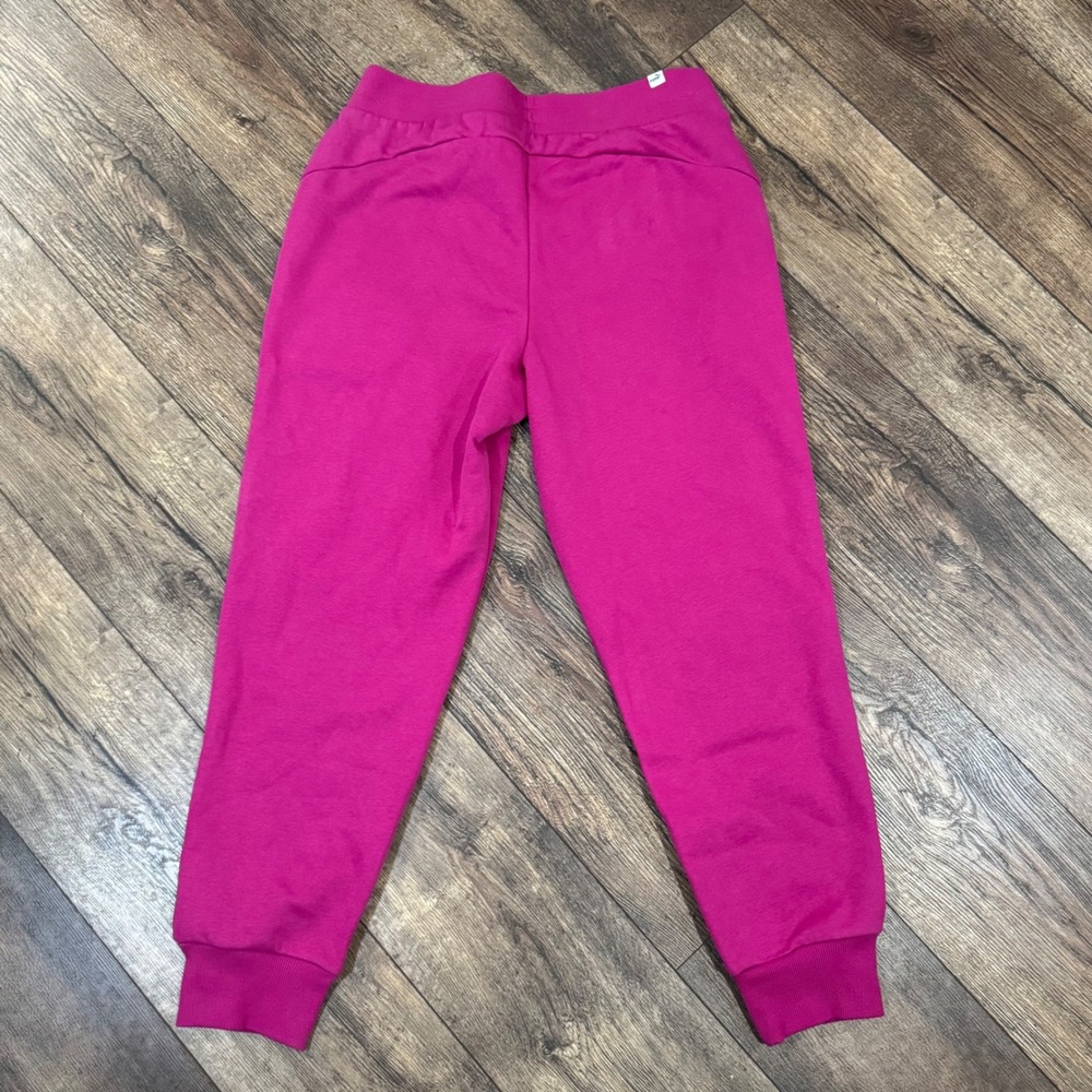 Puma Womens L ESS Sweatpants Magenta Gleam‎ Pink Fleece Joggers 846866 46 New L - Picture 5 of 7